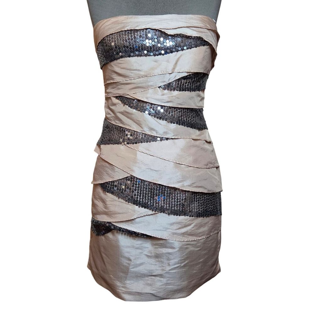 Blush Pink Sleevless Mini Dress Size 3 New with Tag